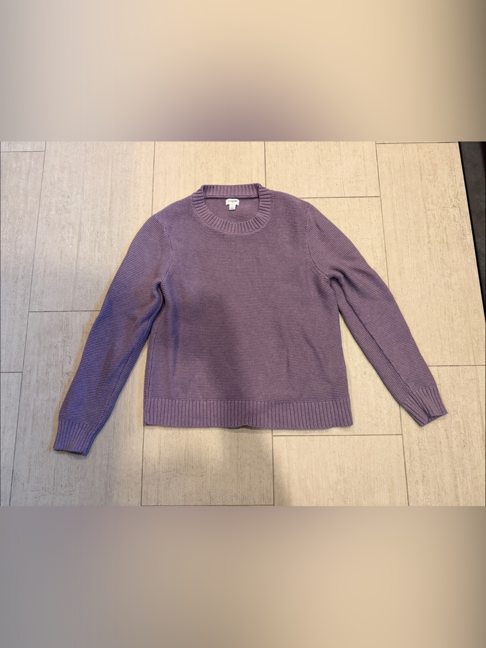 J. Crew Lavender Crewneck Sweater